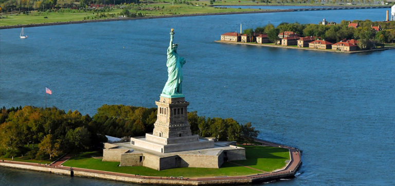 Ellis Island, and The Statue of Liberty